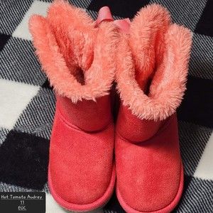 Hot Tomato Audrey Pink Boots Girls Sz 11